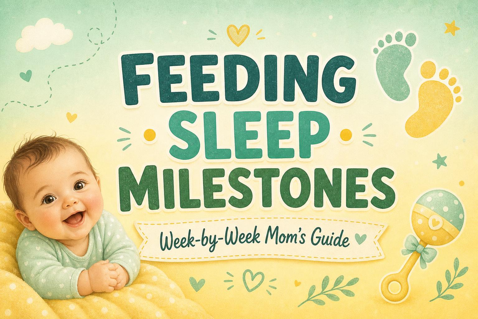 Feeding, sleep, milestones — week-by-week mom's guide